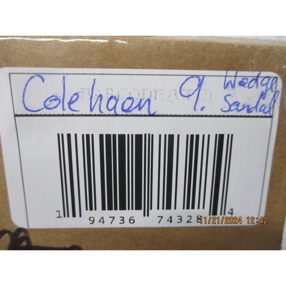 Good Condition Cole Haan Women Wedge Sandal 75mm, Sesame - Size 9 - Picture 10 of 10